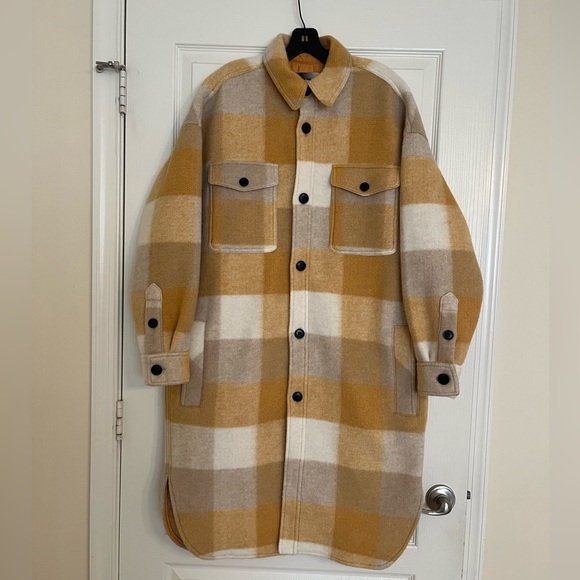 Isabel Marant Other - Isabel Marant KOTAJOT CHECKED COAT In Yellow Size XS $895(fontizi Mens Version)